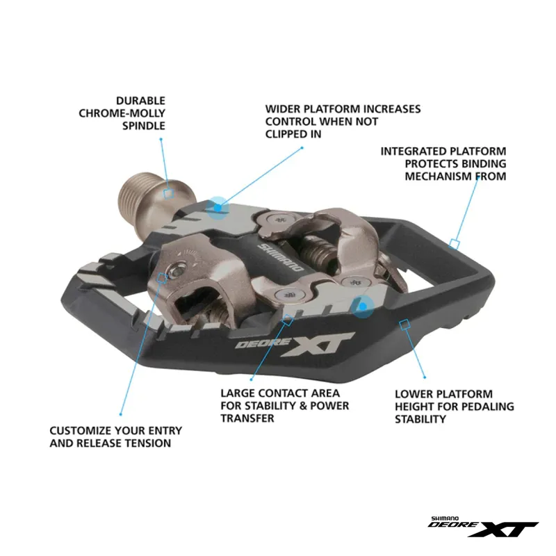 SHIMANO PD-M8120 SPD PEDALS DEORE XT ENDURO/TRAIL/ALL MOUNTAIN IN BLACK-4